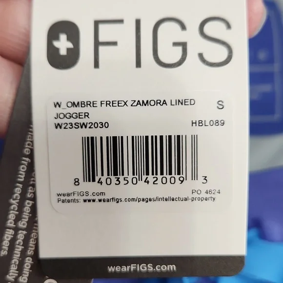 Figs High Waisted Zamora FREEx Lined Jogger Scrub Pants - Picture 9 of 9